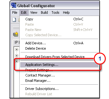 Application Settings