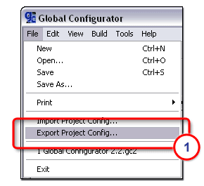 Import/Export Options